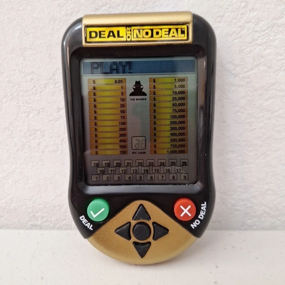 Deal or No Deal Electronic Handheld Game 2006 TESTED & Works NEW BATTERIES